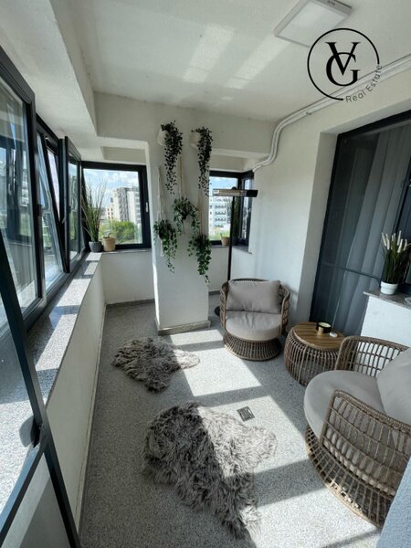 Pipera, Ivory Residence, apartament modern 2 camere balcon 10m